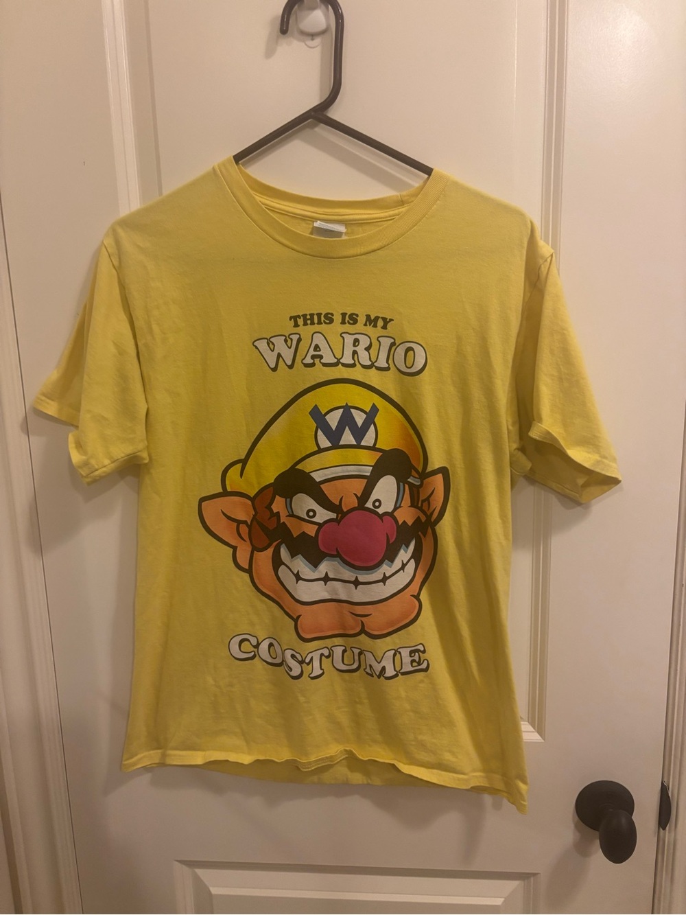 Official Nintendo Yellow Graphic Tee Wario Sz M - Picture 2 of 6